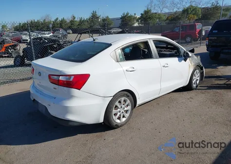 2016 Kia Rio Lx из США, поврежденный, VIN KNADM4A30G6646200